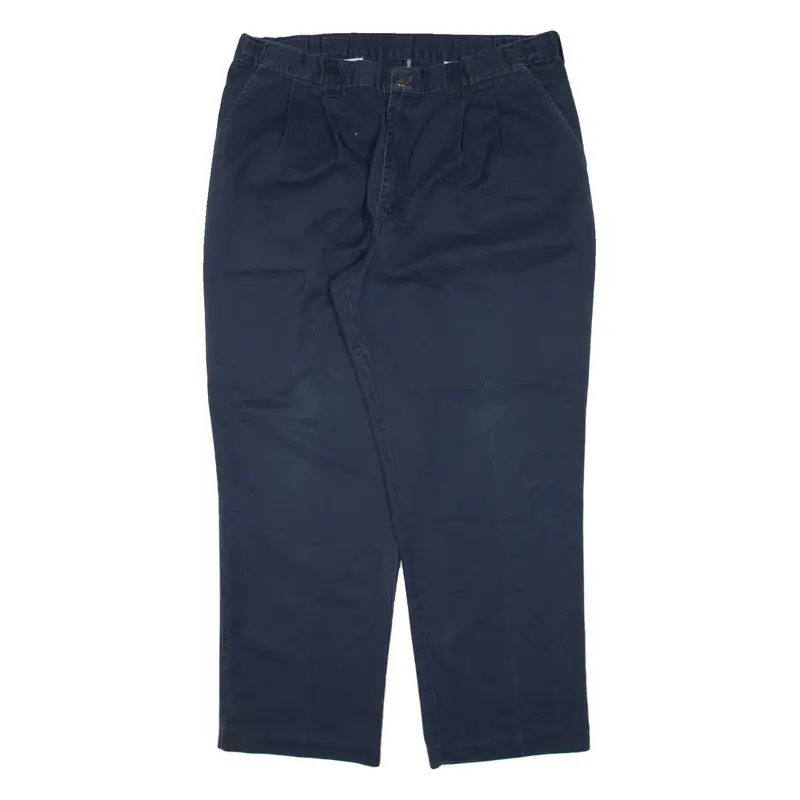 DICKIES Workwear Mens Trousers Blue Relaxed Tapered W36 L30