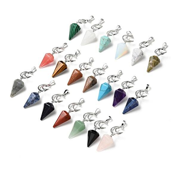 Natural & Synthetic Gemstone Pendants