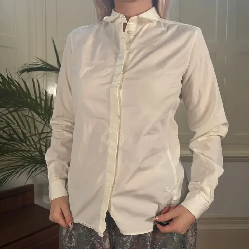 Fay Shirt - Small White Cotton