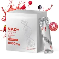 1000mg NAD+ Berry Flavor Drink Mix for Skin Aging Support, Energy, and Focus - 30 Pack -