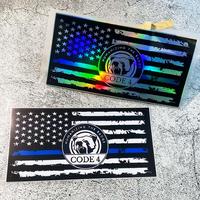 American Flag Pattern Car Sticker, Waterproof & Sunscreen Vinyl Decals, Suitable for Car Windows, Bumpers, Rear Windscreen, B...