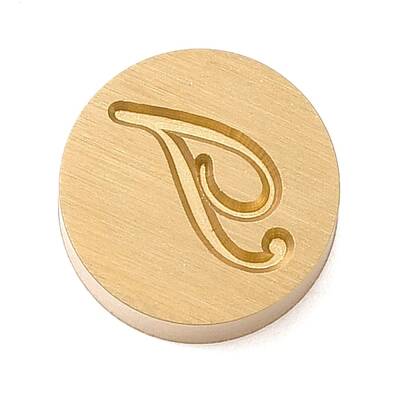 Golden Tone Brass Letter Stamps