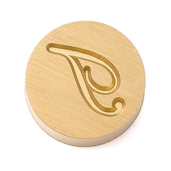 Golden Tone Brass Letter Stamps
