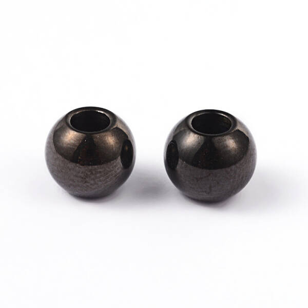 Round 304 Stainless Steel Beads