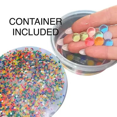 Picking Pals With Water Beads - Colorful Water Beads AND Regular Beads