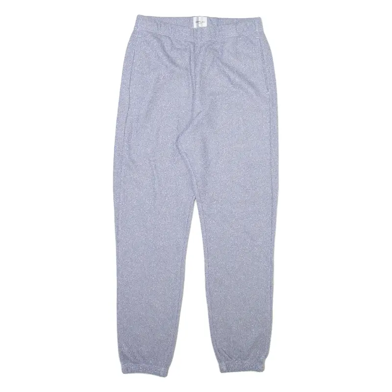 REPLAY Womens Track Pants Silver Tapered S W27 L27