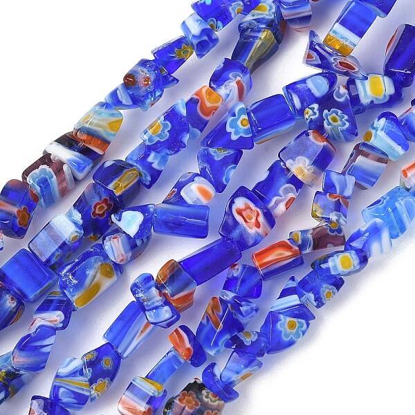 Handmade Millefiori Lampwork Beads Strands