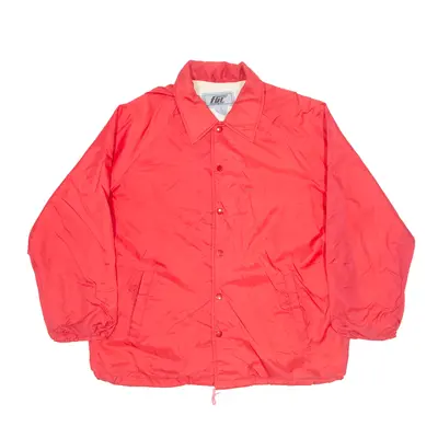 FGC Coach Jacket Red 90s Mens L