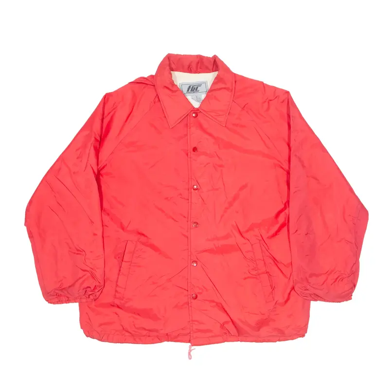 FGC Coach Jacket Red 90s Mens L