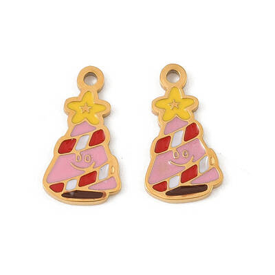 304 Stainless Steel Enamel Charms