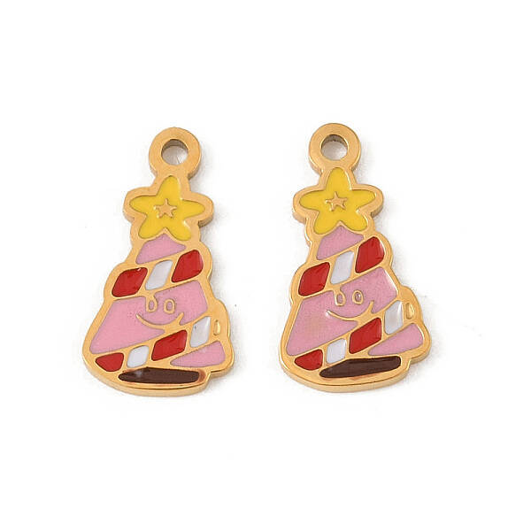 304 Stainless Steel Enamel Charms