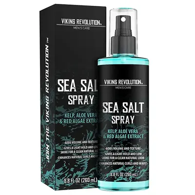 Viking Revolution - Sea Salt Hair Spray For Men - Texture Setting Spray with Aloe Vera