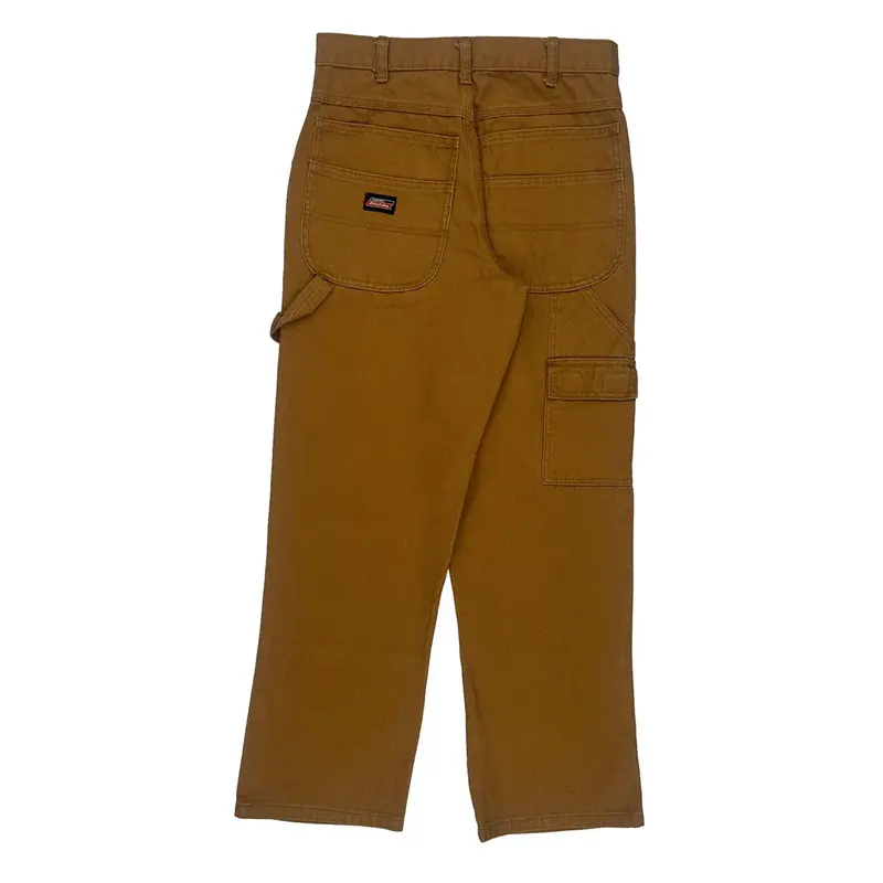 Dickies Double Knee Carpenter Trousers - 30W 29L Brown Cotton | Size: 30″ waist