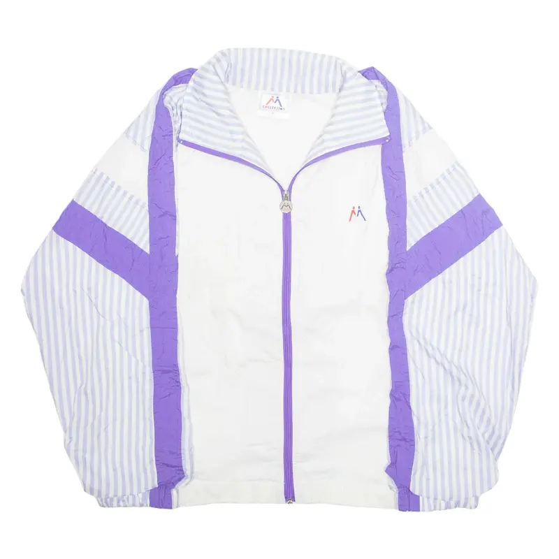 COLLECTION Mens Shell Jacket White Striped S