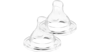 Silicone Physio Teat Pap 6m+ 2U