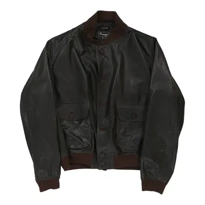 Romagnoli Leather Jacket - XL Black Leather