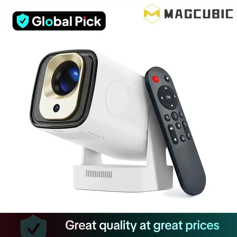 MAGCUBIC Portable Projector, 330ANSI Native 1080P Projector with Auto Focus, 130\