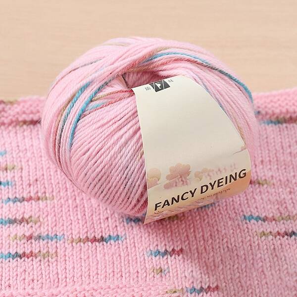 Wool Rainbow Segment Dyed Knitting Yarn