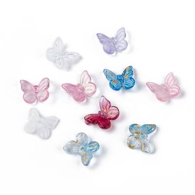 Transparent Glass Charms