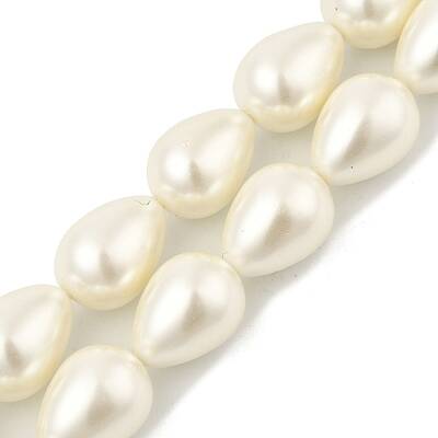 Teardrop Shell Pearl Beads Strands