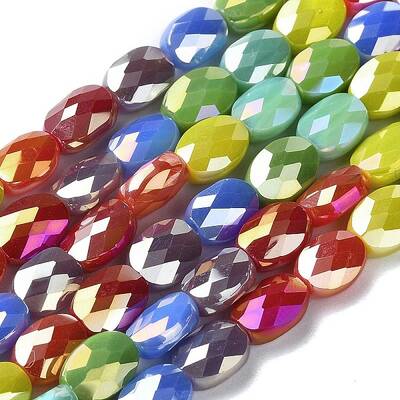 Electroplate Glass Beads Strands