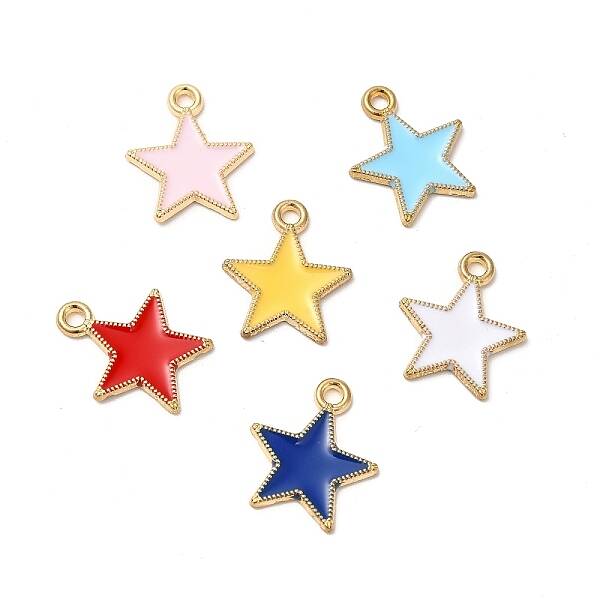 Alloy Enamel Pendants