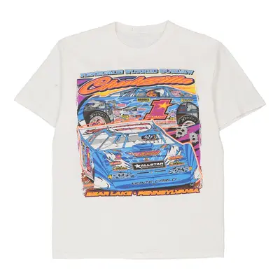 Bear Lake Pennsylvania Unbranded Nascar T-Shirt - Large White Cotton