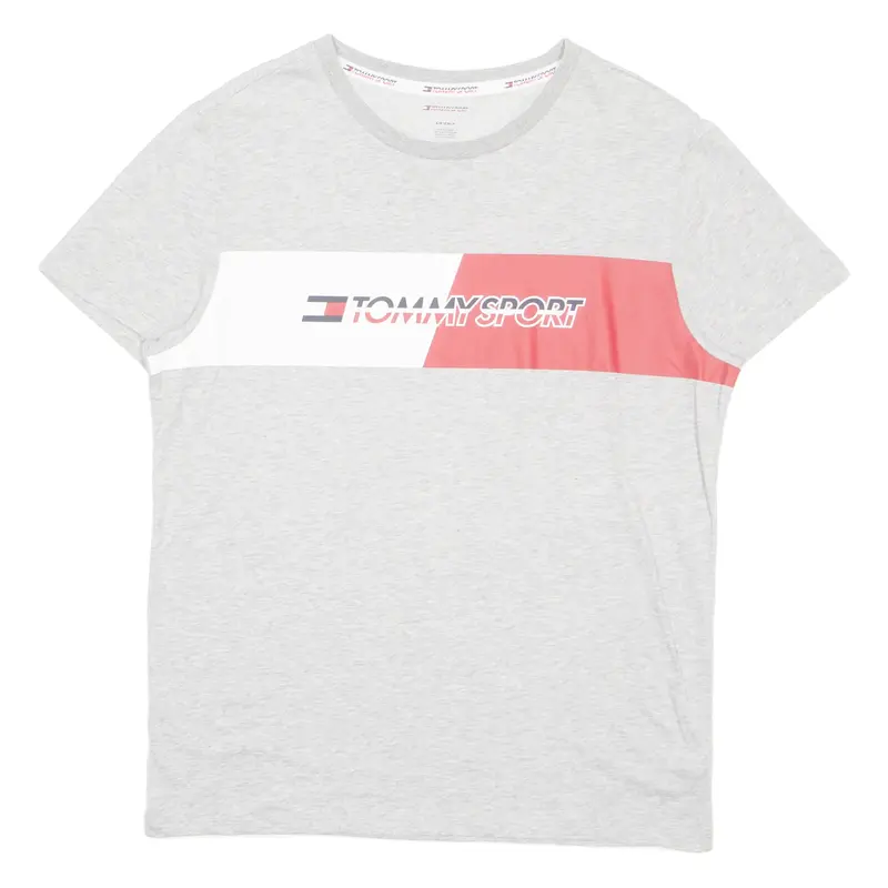 TOMMY HILFIGER Mens T-Shirt Grey S