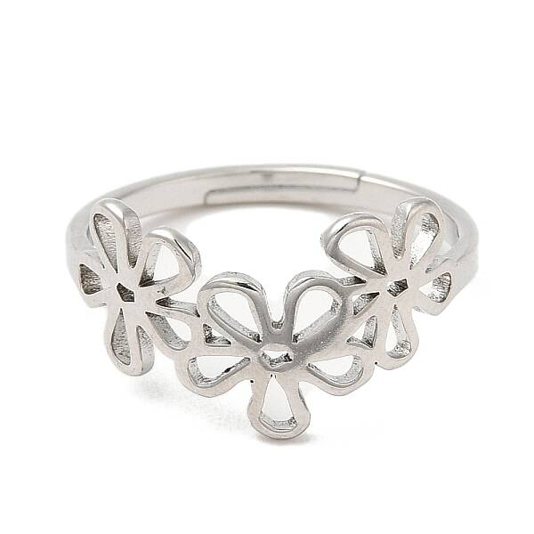 Non-Tarnish 304 Stainless Steel Adjustable Rings