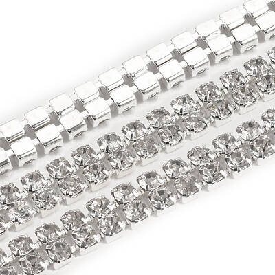Brass Rhinestone Strass Chains