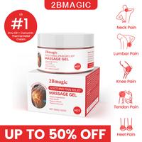 2B Magic Red Gel | Turmeric & Ginger for Warming Joint Relief | Fast-Acting Formula for Stiff Shoulders & Knees Muscle Aid ra...