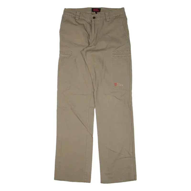 FJALLRAVEN Cargo Mens Trousers Green Regular Straight W30 L33