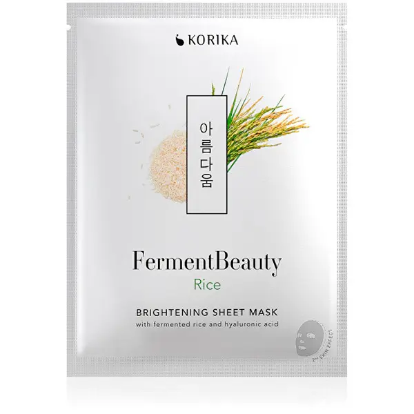 Korika Maschera Illuminante In Tessuto Al Riso Fermentbeauty (Maschera Illuminante In Tessuto) 20 G