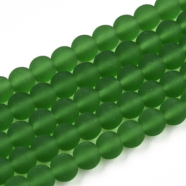 Transparent Glass Beads Strands