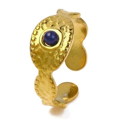 Natural Lapis Lazuli Finger Rings
