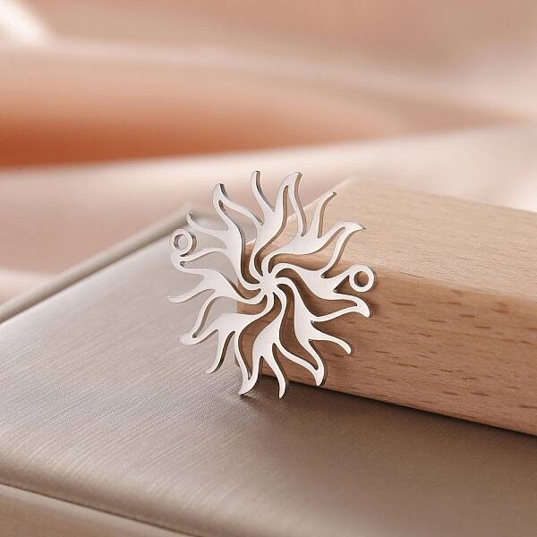 Anti-Tarnish Stainless Steel Laser Cut Links Connector Charms