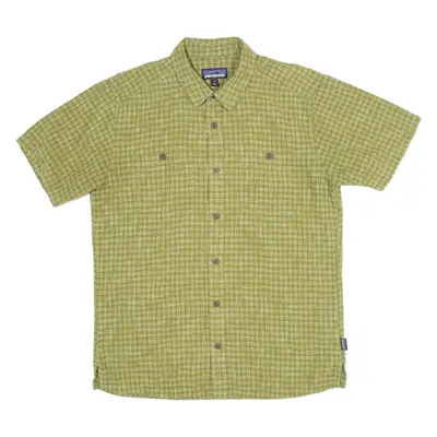 PATAGONIA Mens Shirt Green Check M