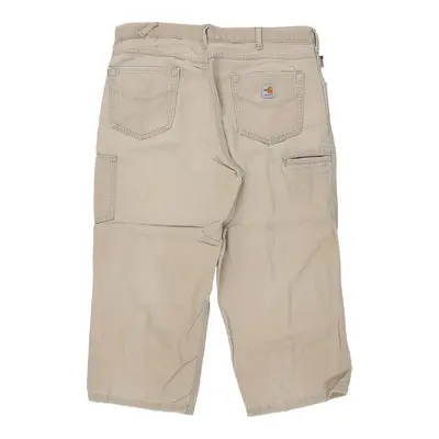 Carhartt Trousers - 38W 30L Beige Cotton