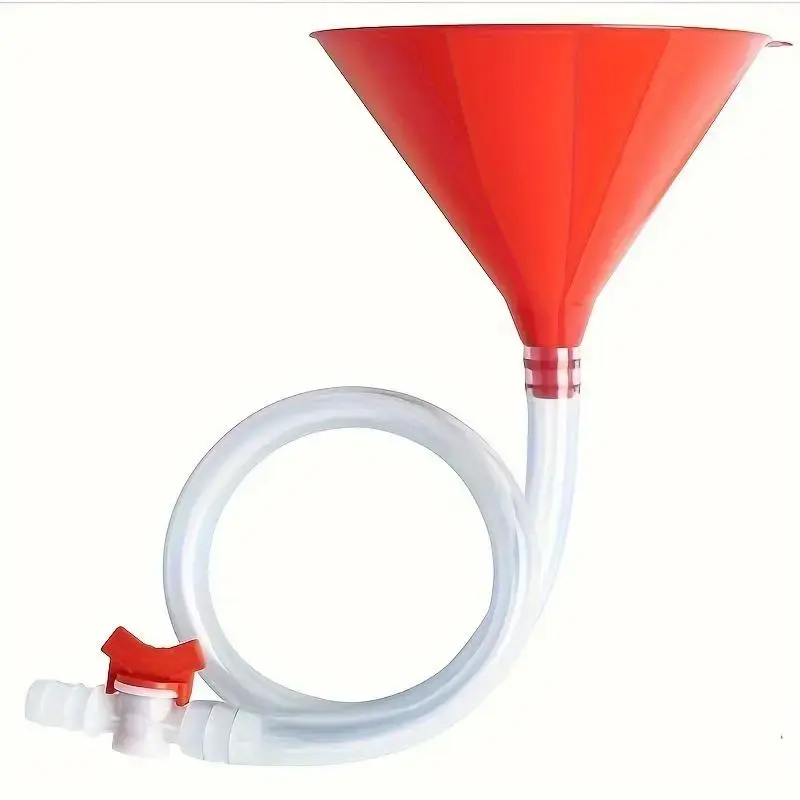 Single Head Beer Bong Funnel with Valve, Creative Party Bar Supplies, Durable Funnel for Fall Party, Kitchen Accessories, Kit...