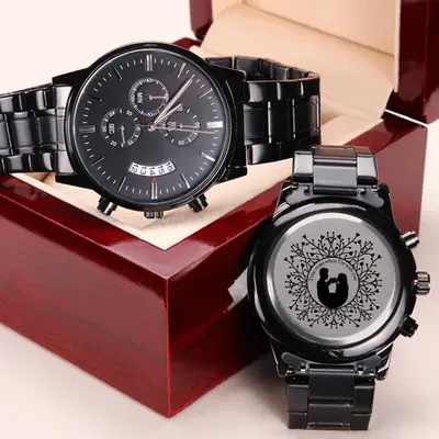 Masterpiece in Motion - Black Chronograph Watch