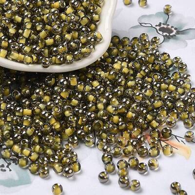 Transparent Inside Colours Glass Seed Beads