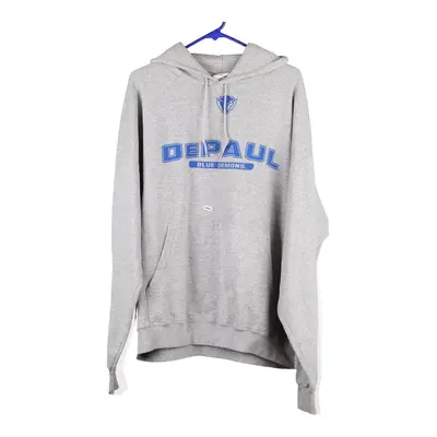 DePaul Blue Demons Champion College Hoodie - 2XL Grey Cotton