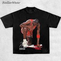 MICHAEL JORDAN TEE, Basketball Shirt, Graphic Basketball Tee, Vintage Basketball Shirt, Basketball Merch, Sports Tee