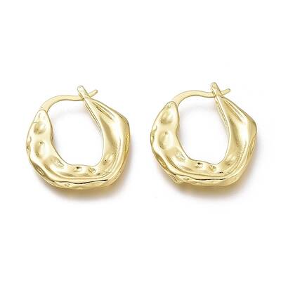 Brass Hoop Earrings