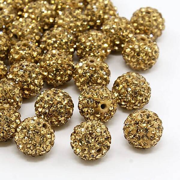 Pave Disco Ball Beads