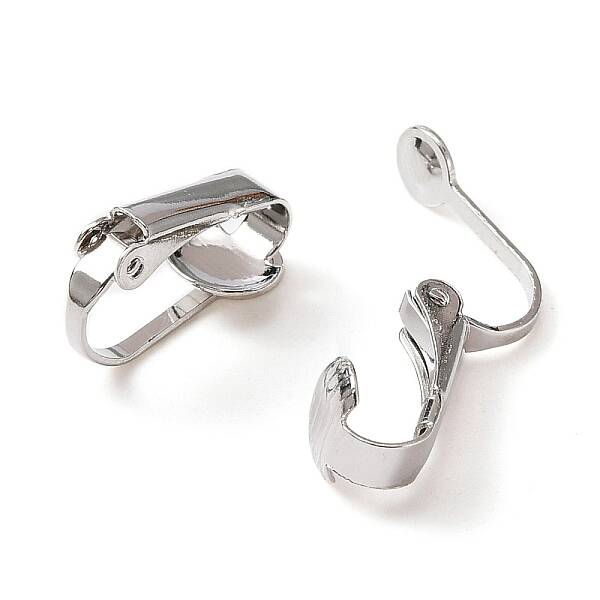Non-Tarnish 304 Stainless Steel Clip-on Earring Findings