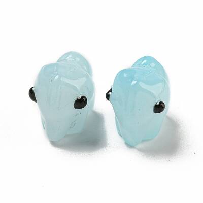 Handmade Transparent Glass Beads