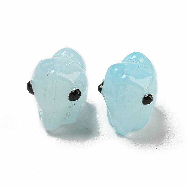 Handmade Transparent Glass Beads