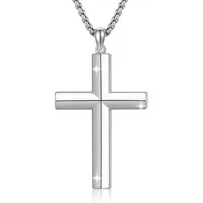 Sterling Silver Cross Pendant Necklace