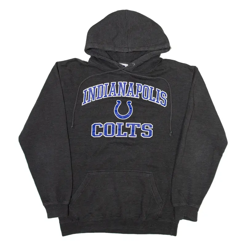 MAJESTIC Indianapolis Colts Mens Grey Hoodie USA M